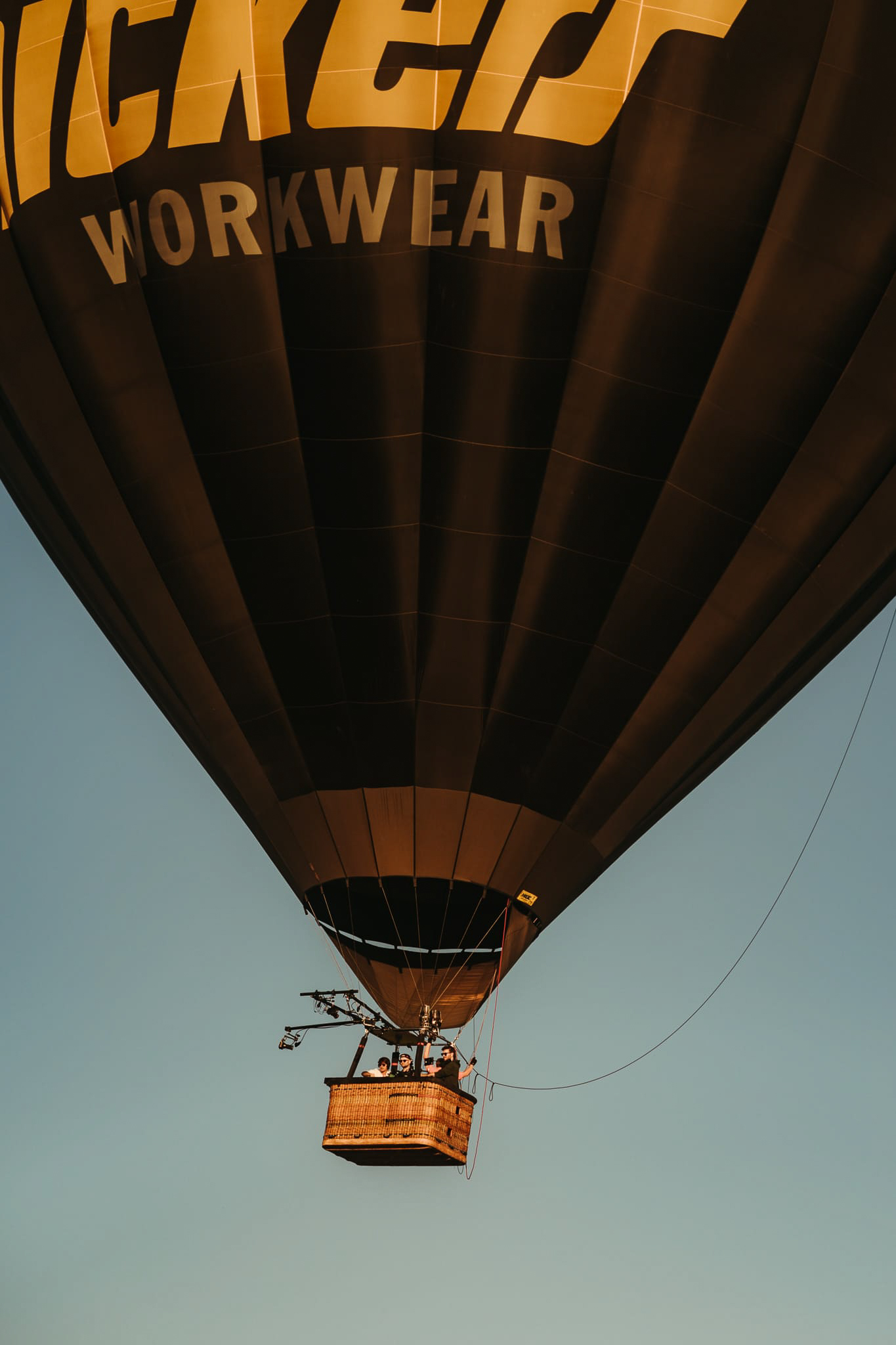 Camo and Crooked Hot Air Balloon BTS