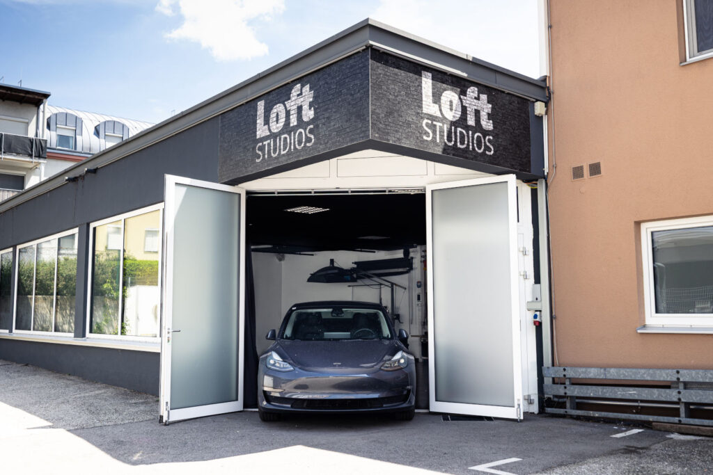 sonority studio, loft studio, mit dem auto befahrbar